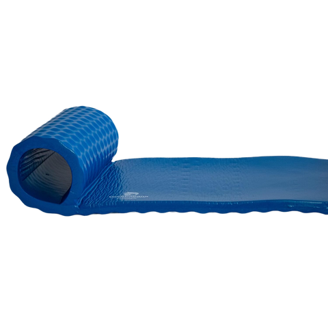 Cococabana large luxury water hammock in Pacific blue—NBR foam float with dual buoyant bolsters and soft vinyl coating for ultimate in-pool relaxation.