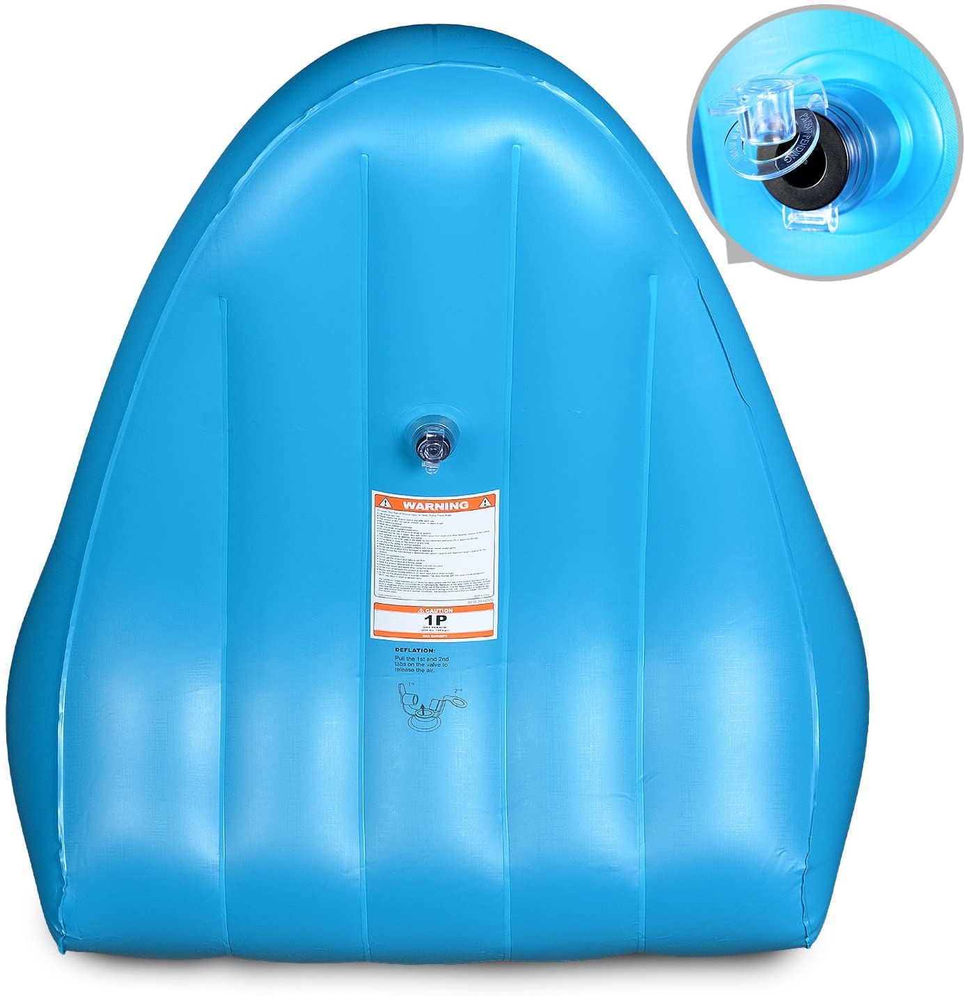 Cococabana Seychelles Chiller – inflatable pool lounge chair, headrest & armrests, vinyl‑coated, luxury